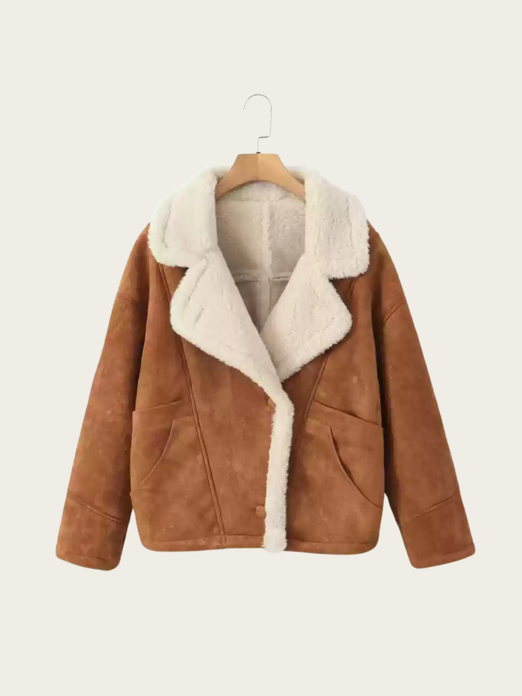 Angelee Faux Shearling Jacket