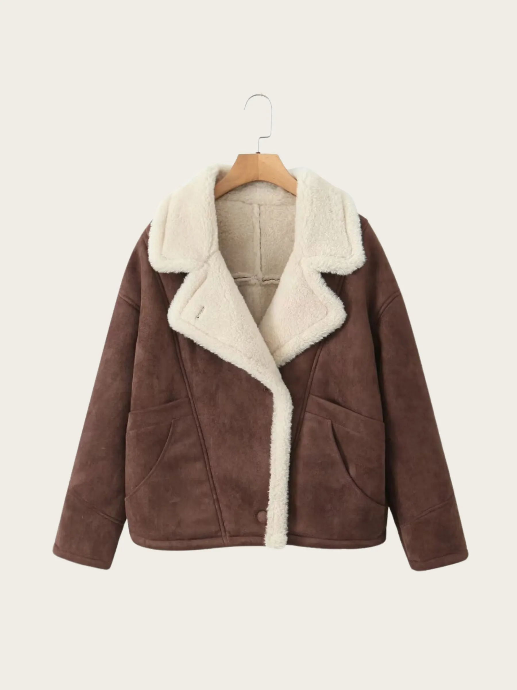 Angelee Faux Shearling Jacket