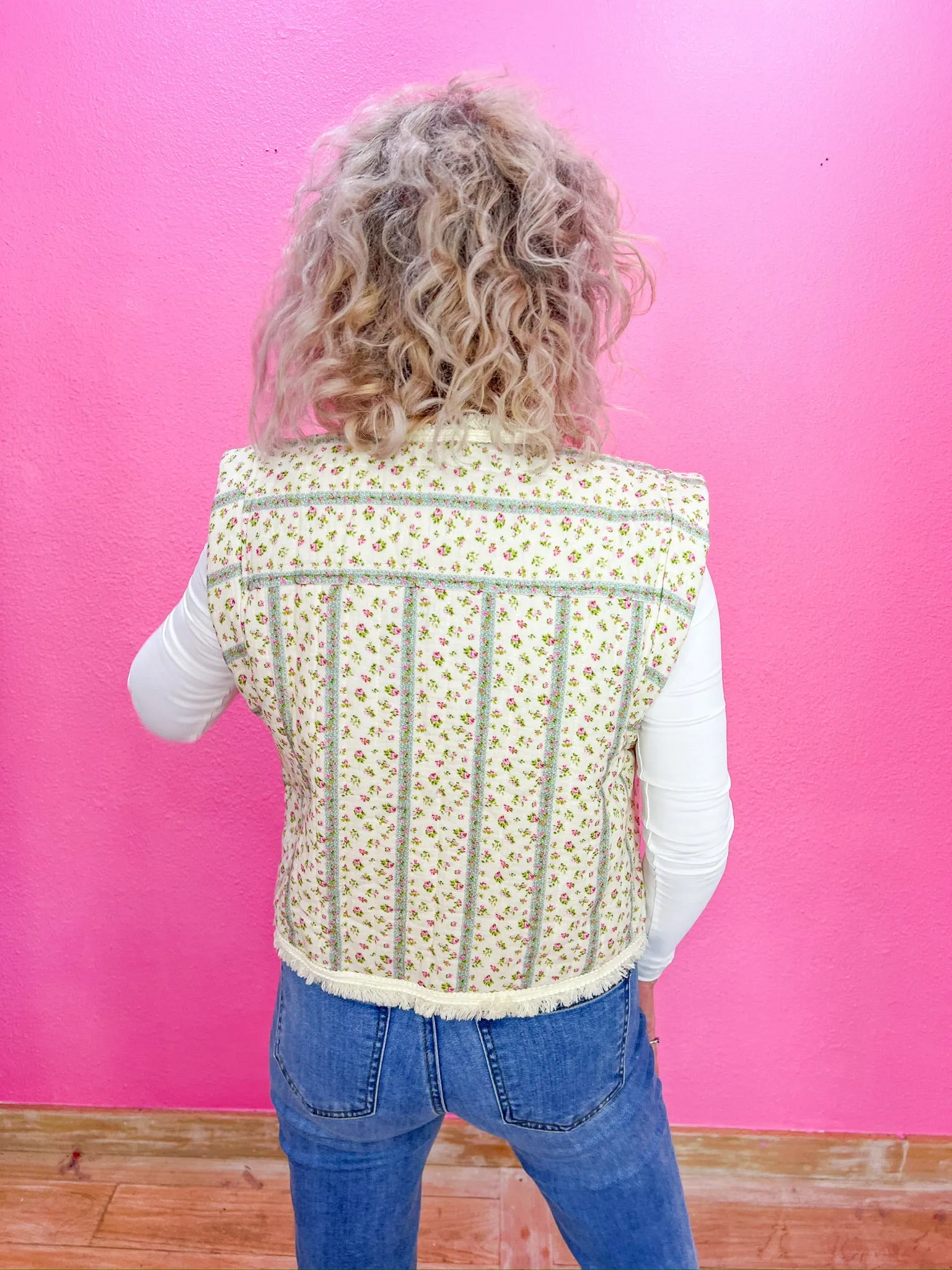 Big Heart Vest - Cream