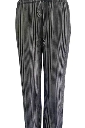 Black Striped Lounging Pants