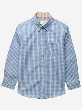 Blue & Yellow Gingham Casual Shirt