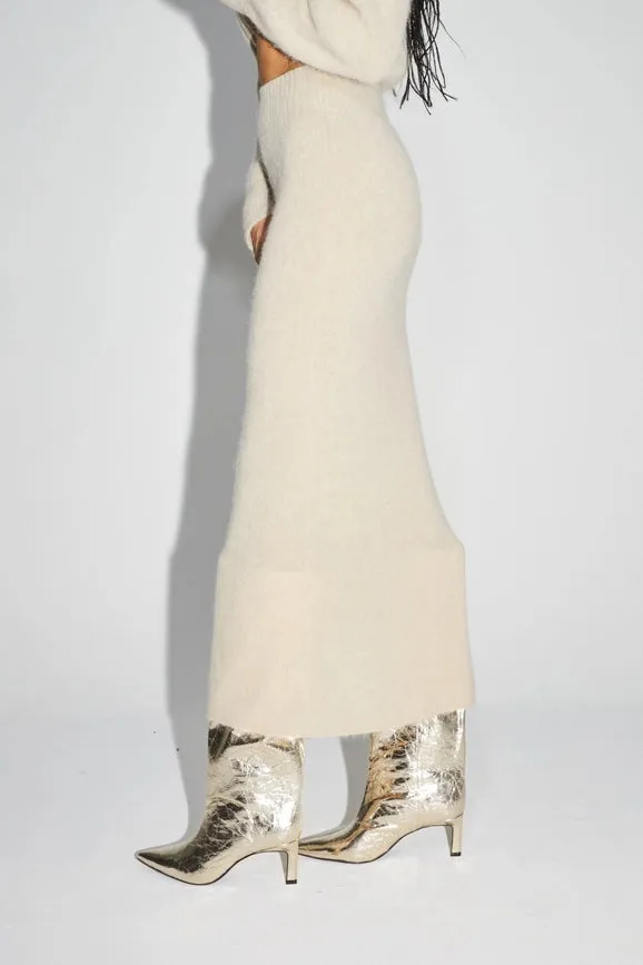 Camille Beige Mermaid Skirt