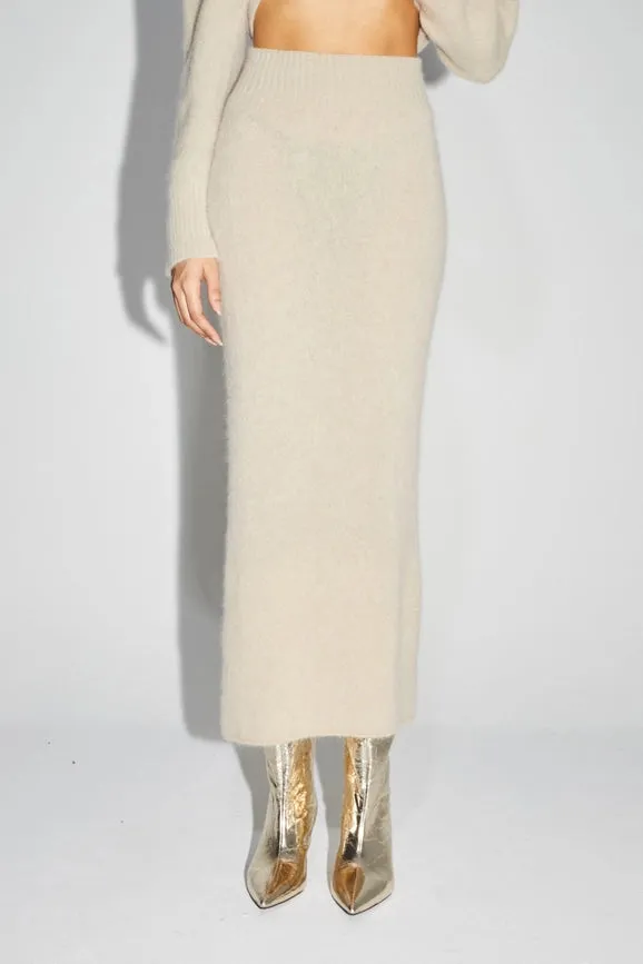 Camille Beige Mermaid Skirt