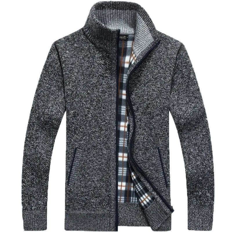 Cardigan Zipper Jackets for Men