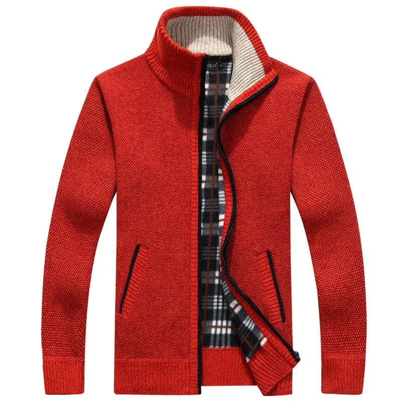 Cardigan Zipper Jackets for Men