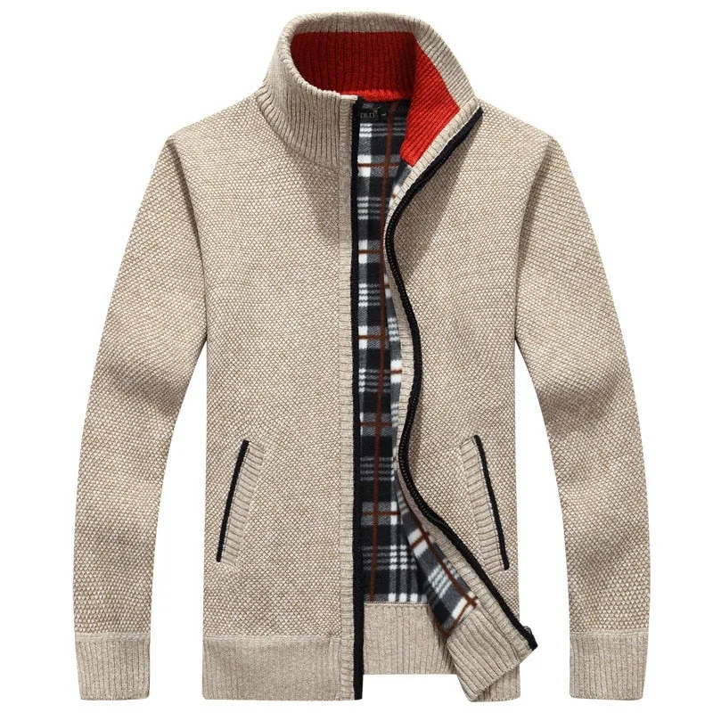 Cardigan Zipper Jackets for Men