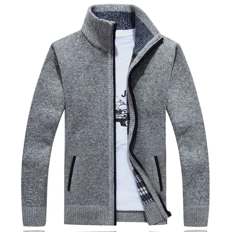 Cardigan Zipper Jackets for Men