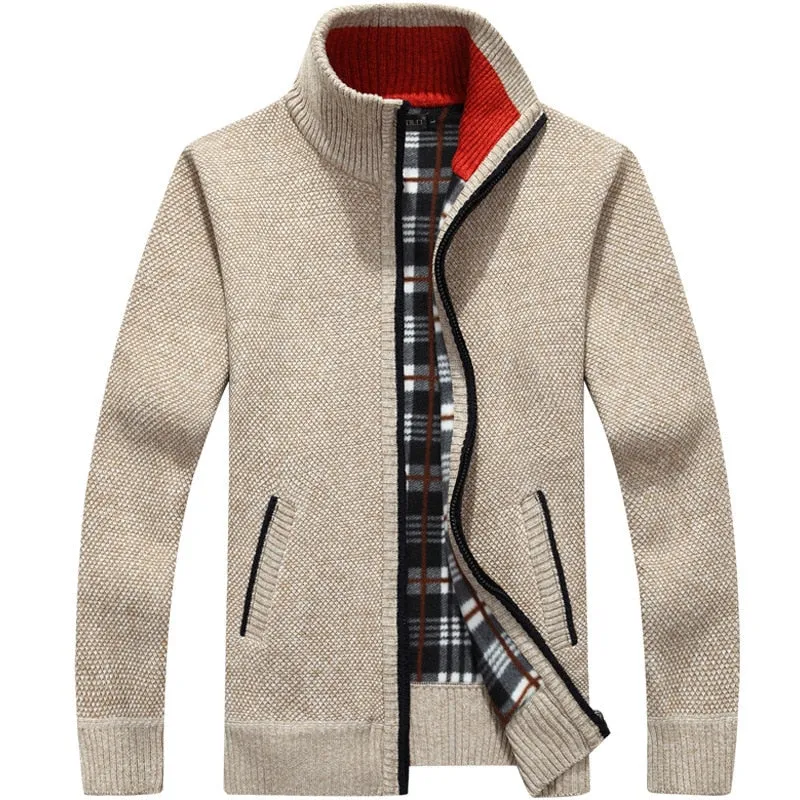 Cardigan Zipper Jackets for Men