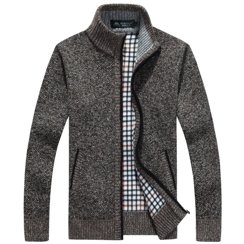 Cardigan Zipper Jackets for Men