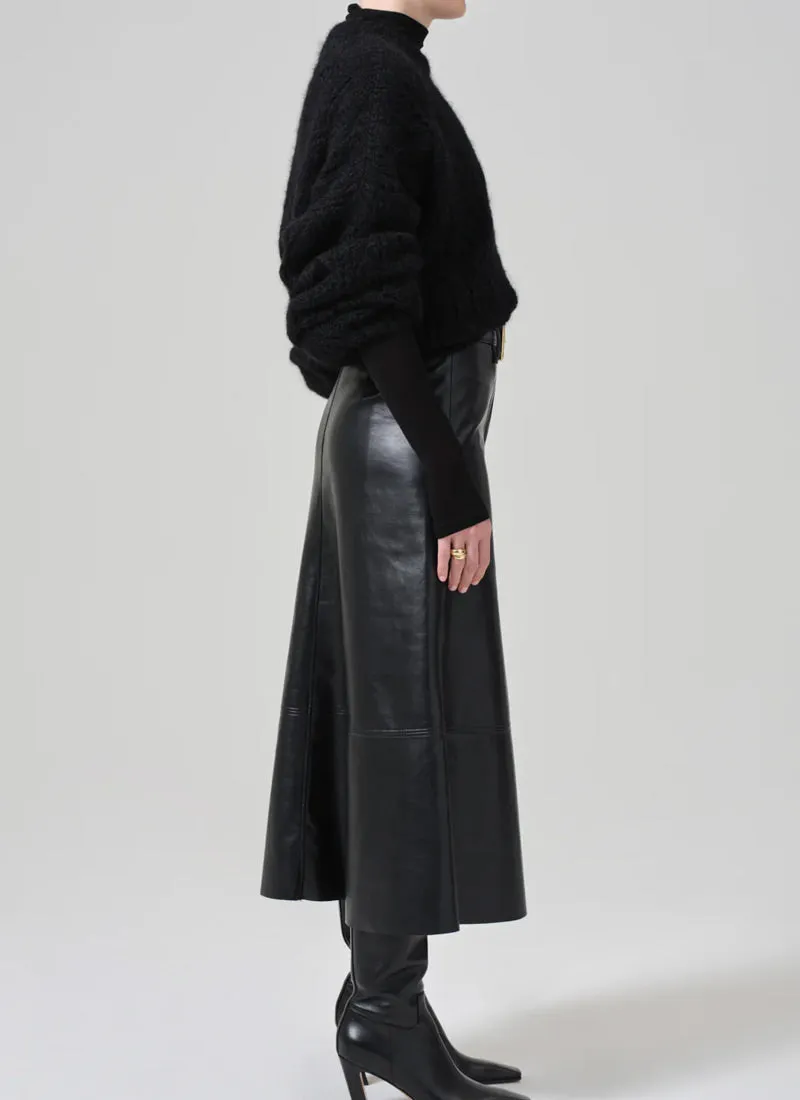 Cassia Leather Skirt