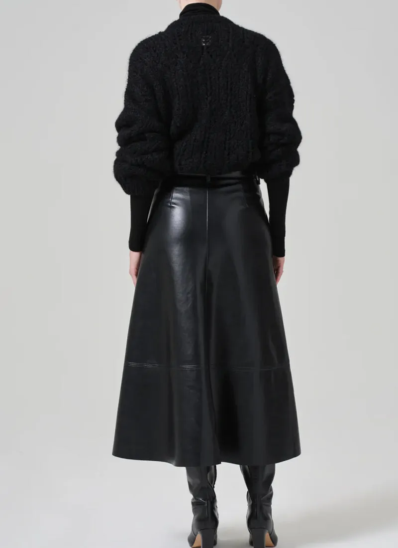 Cassia Leather Skirt