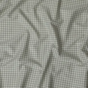 Classic Olive Gingham 100% Cotton Shirting Fabric - Versatile & Timeless, 150cm Width"-D18575