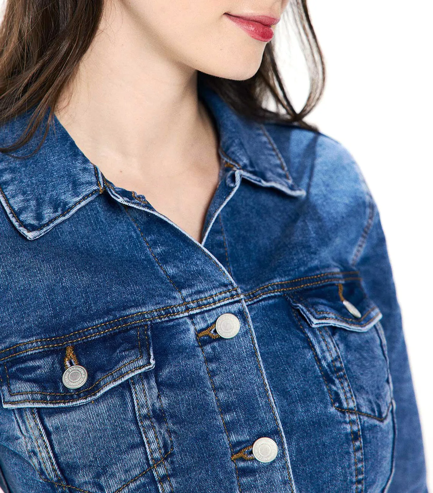 Cotton Denim Jacket
 Blue