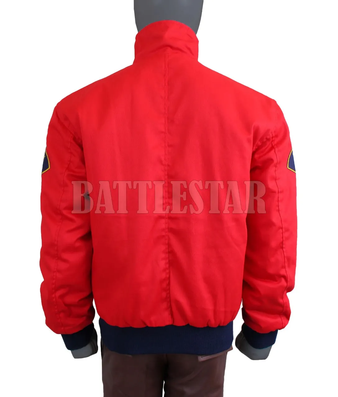 David Hasselhoff Baywatch Red Cotton Trendy  Jacket