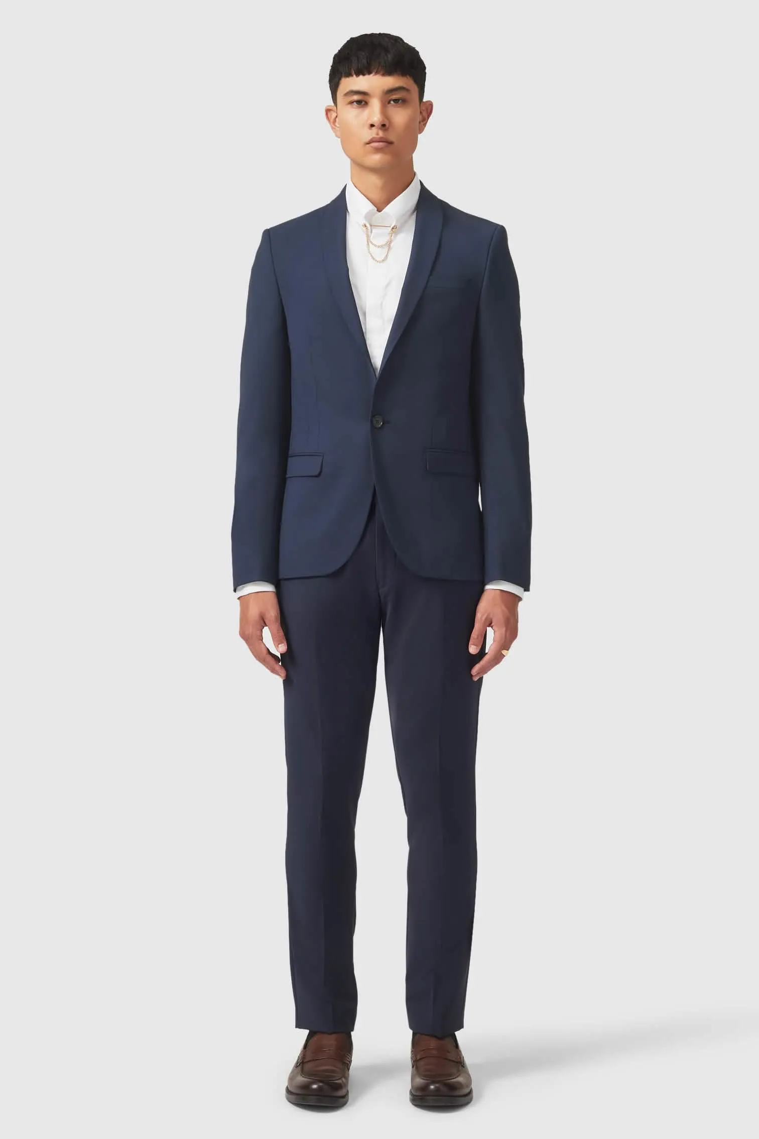 Ellroy Skinny Fit New Navy Suit