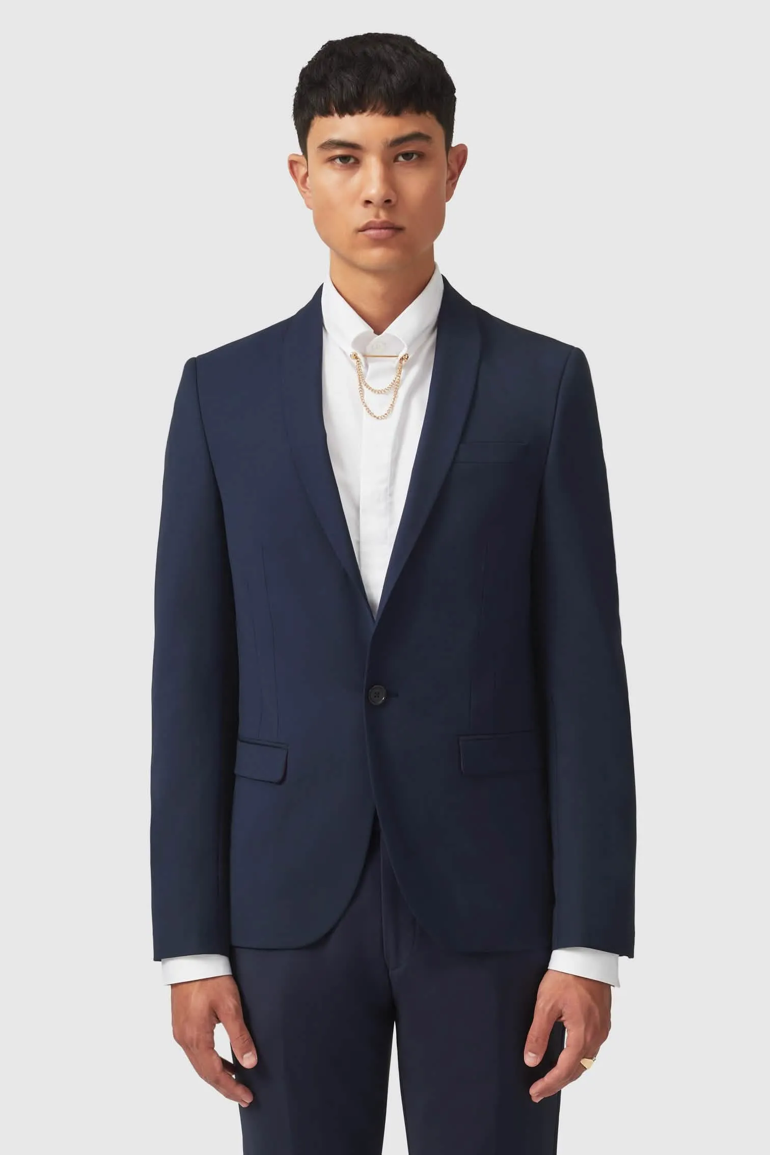 Ellroy Skinny Fit New Navy Suit