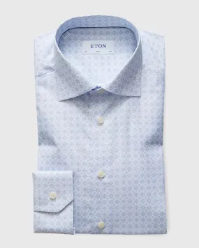 ETON 10000039725 BLUE SLIM SC SHIRT