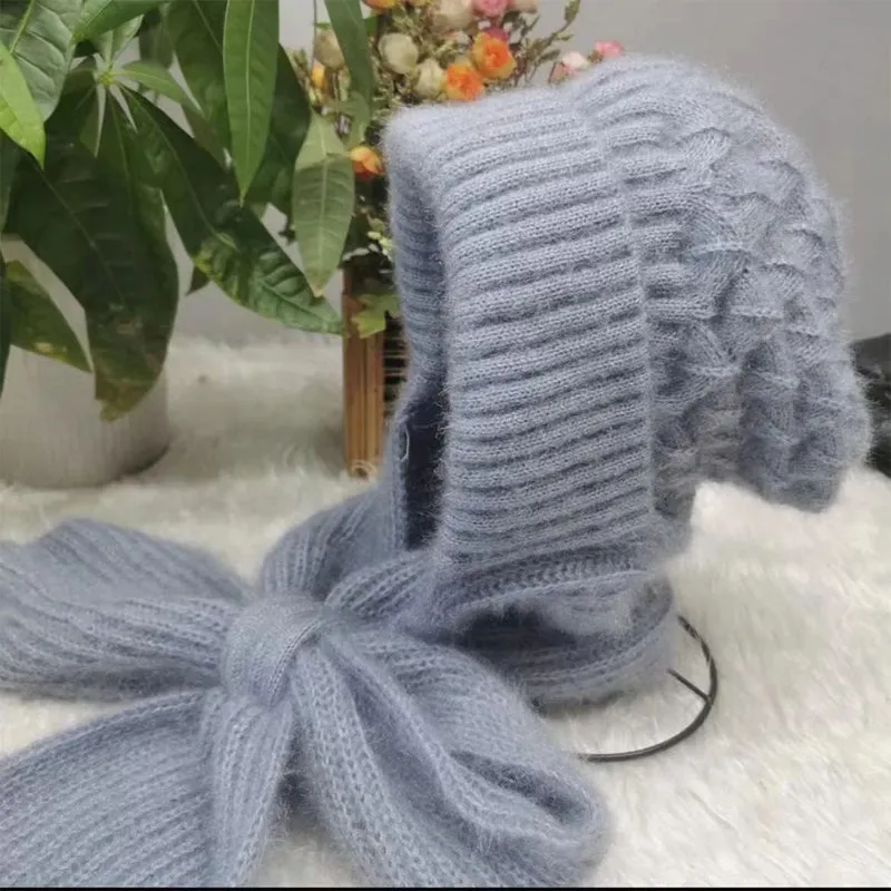 Ivyshape | Comfortable Knitted Hat And Scarf