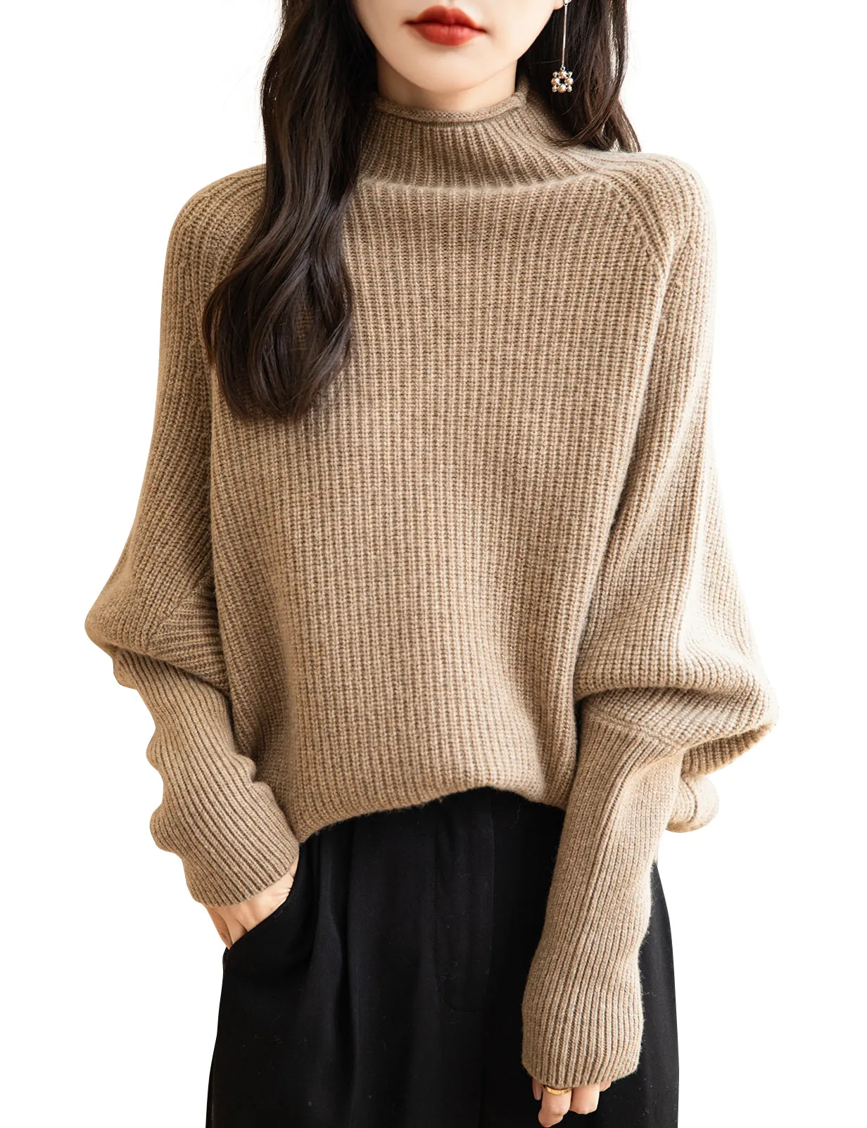 Jasmine Woman Turtleneck Sweater