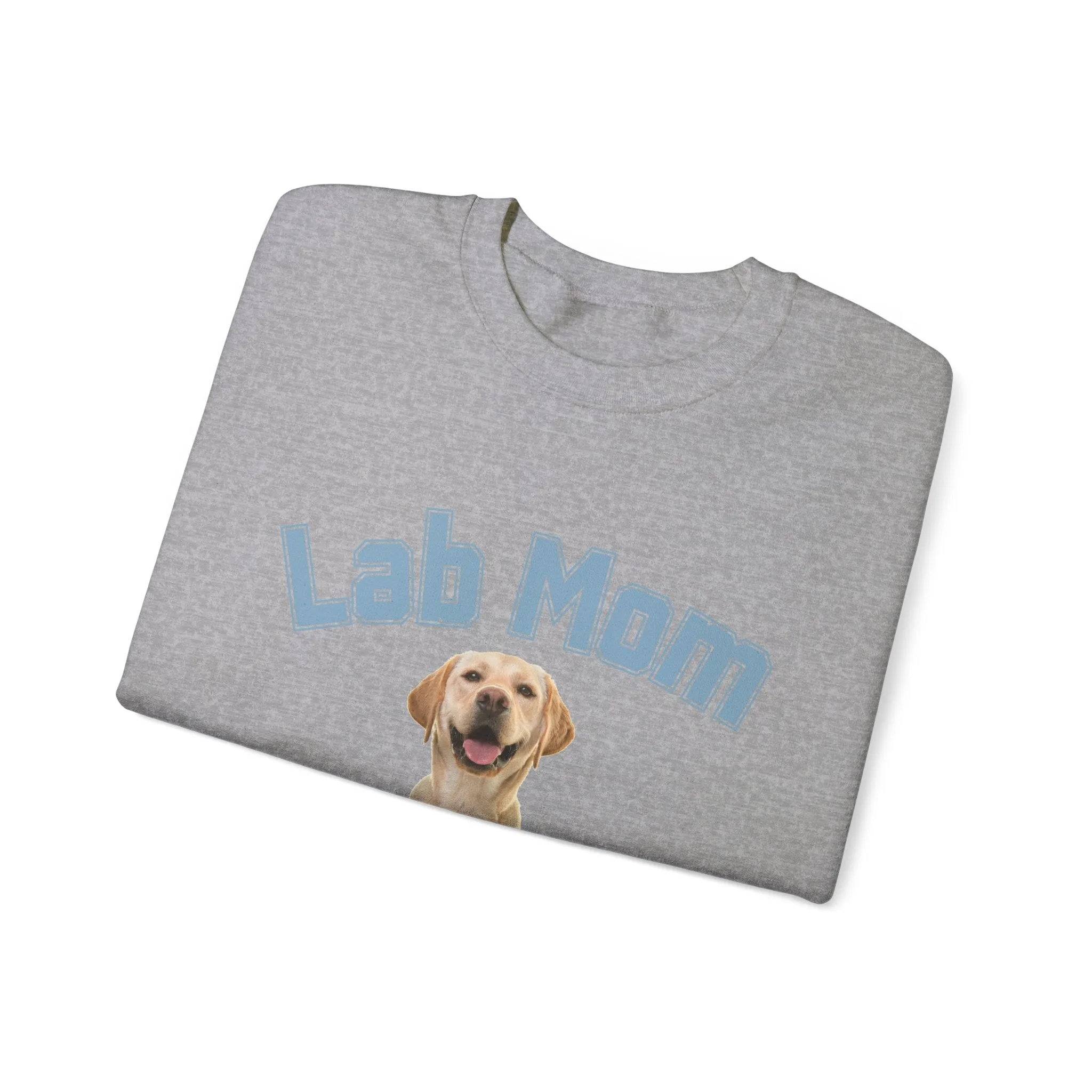 Labrador Mom Dog Lover Crewneck Sweatshirt College Print