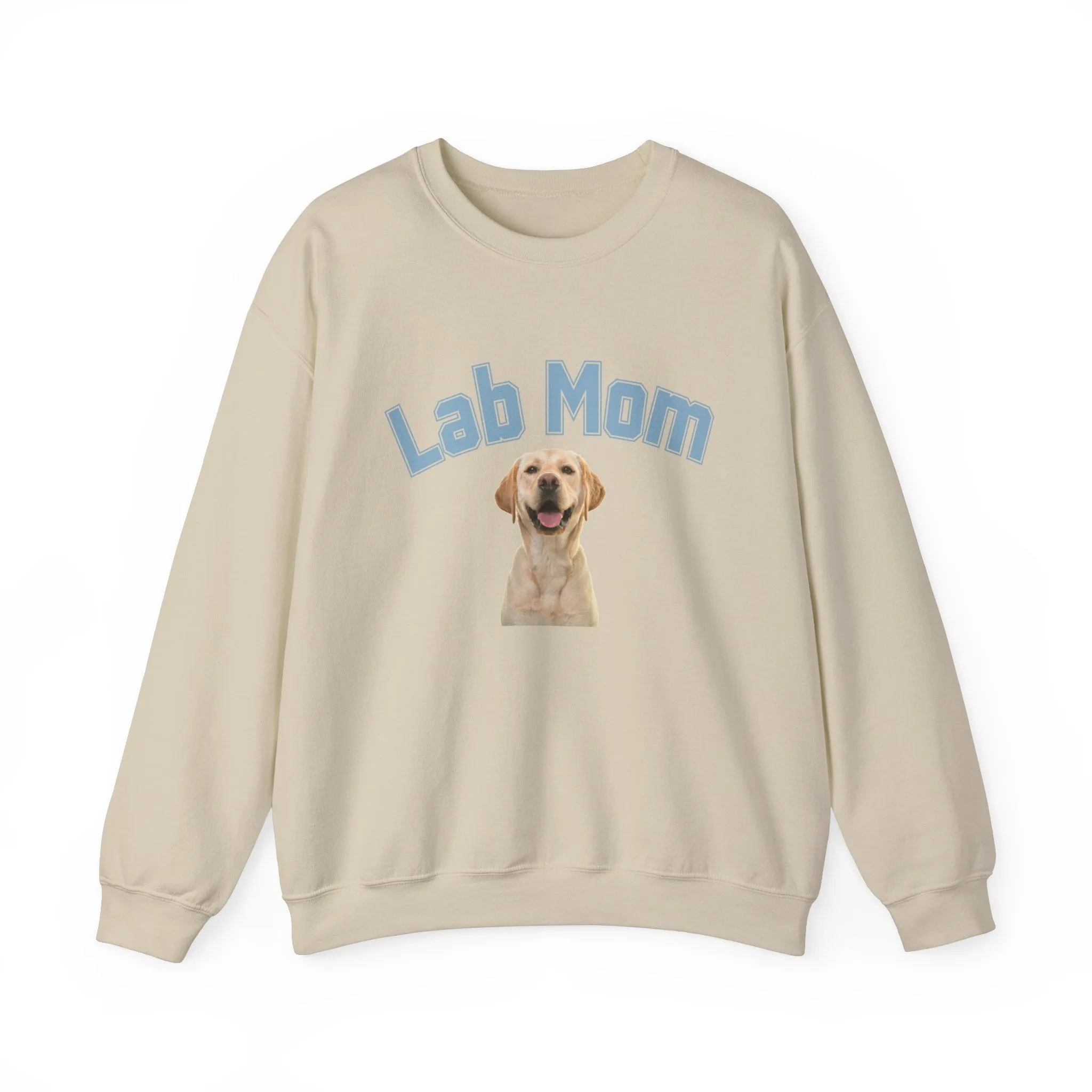 Labrador Mom Dog Lover Crewneck Sweatshirt College Print