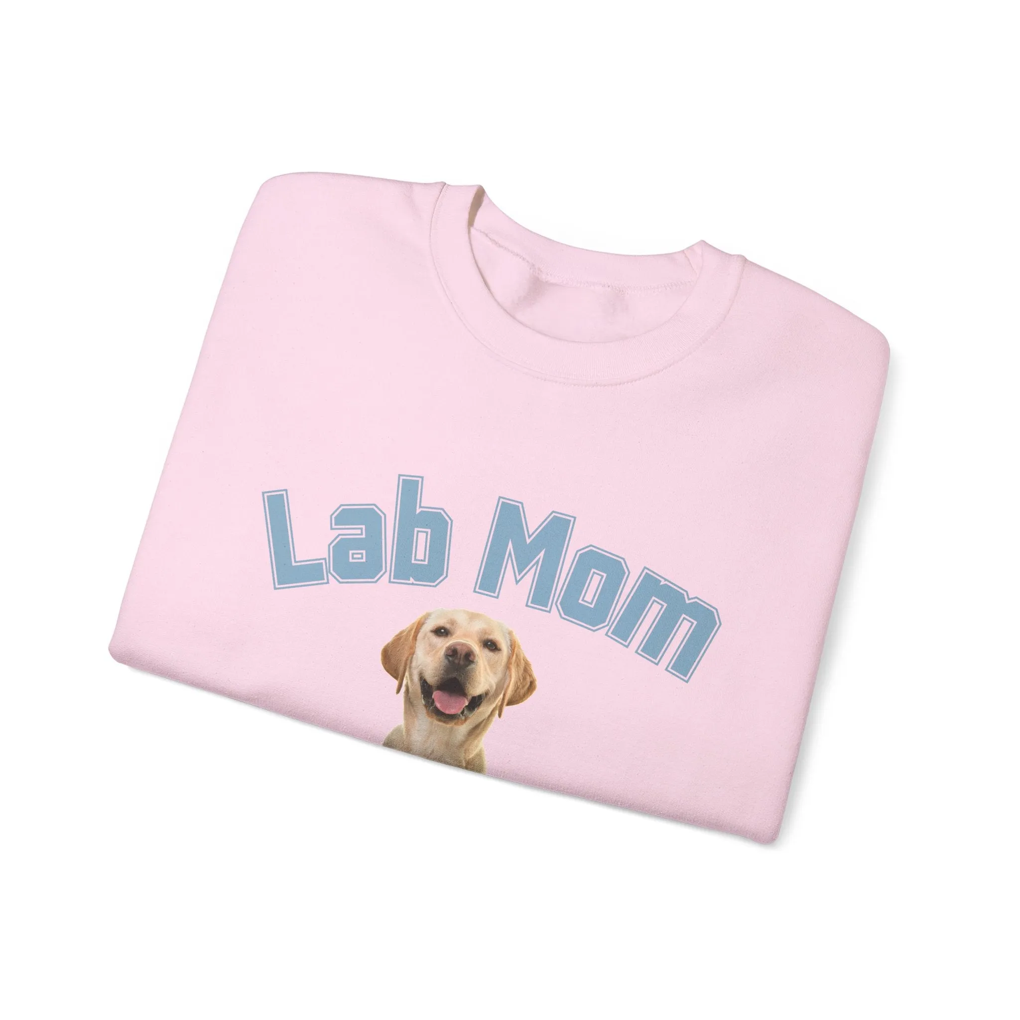 Labrador Mom Dog Lover Crewneck Sweatshirt College Print