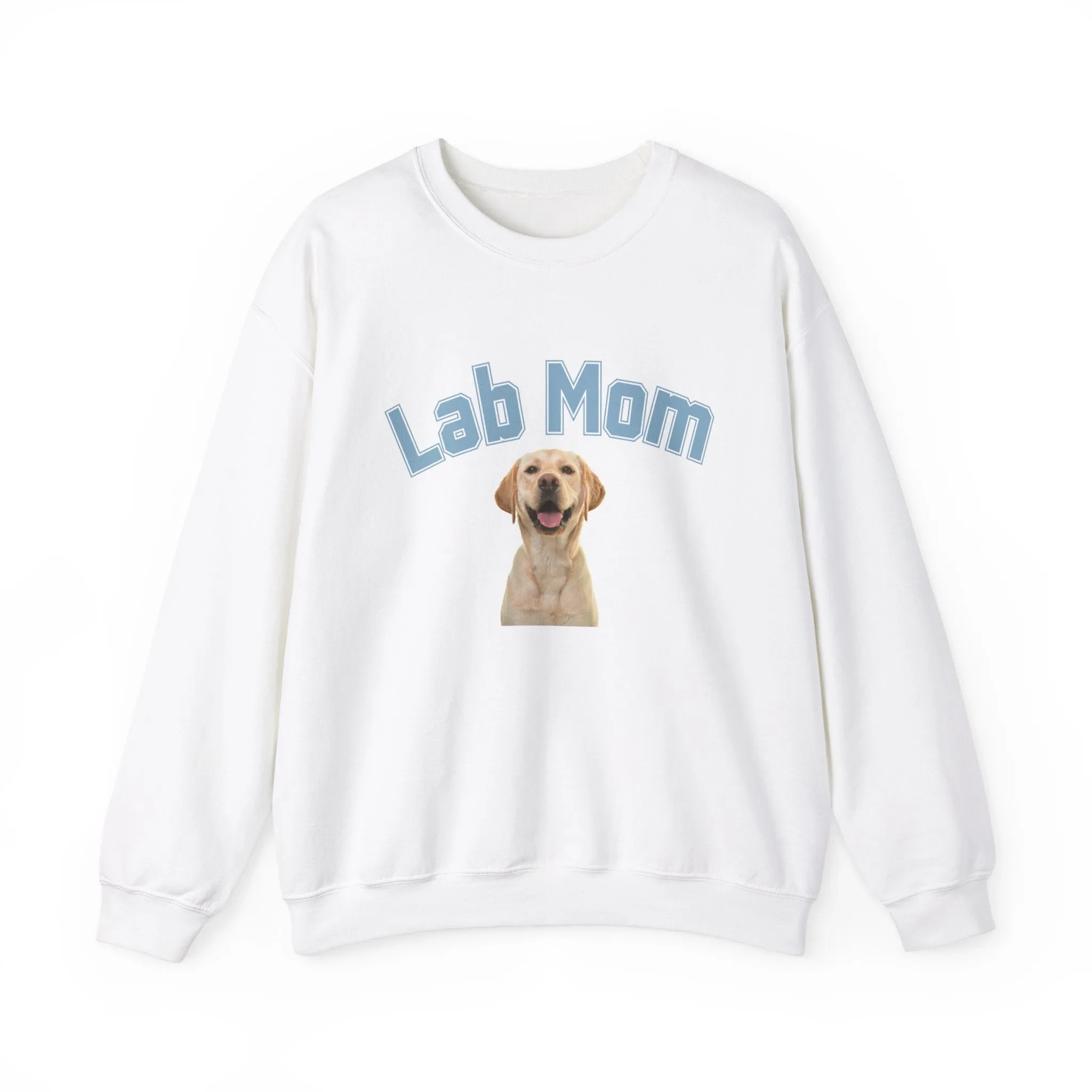 Labrador Mom Dog Lover Crewneck Sweatshirt College Print