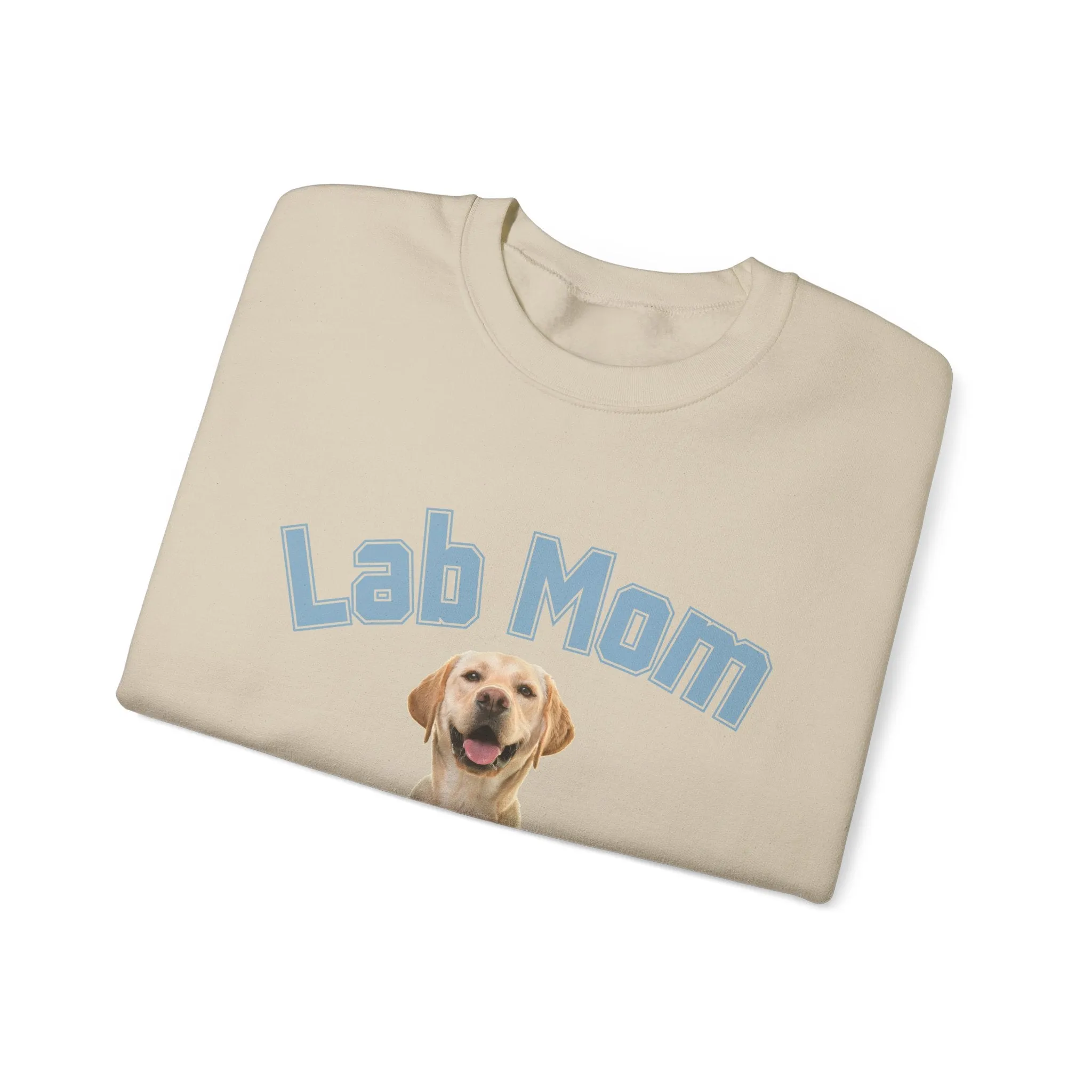 Labrador Mom Dog Lover Crewneck Sweatshirt College Print