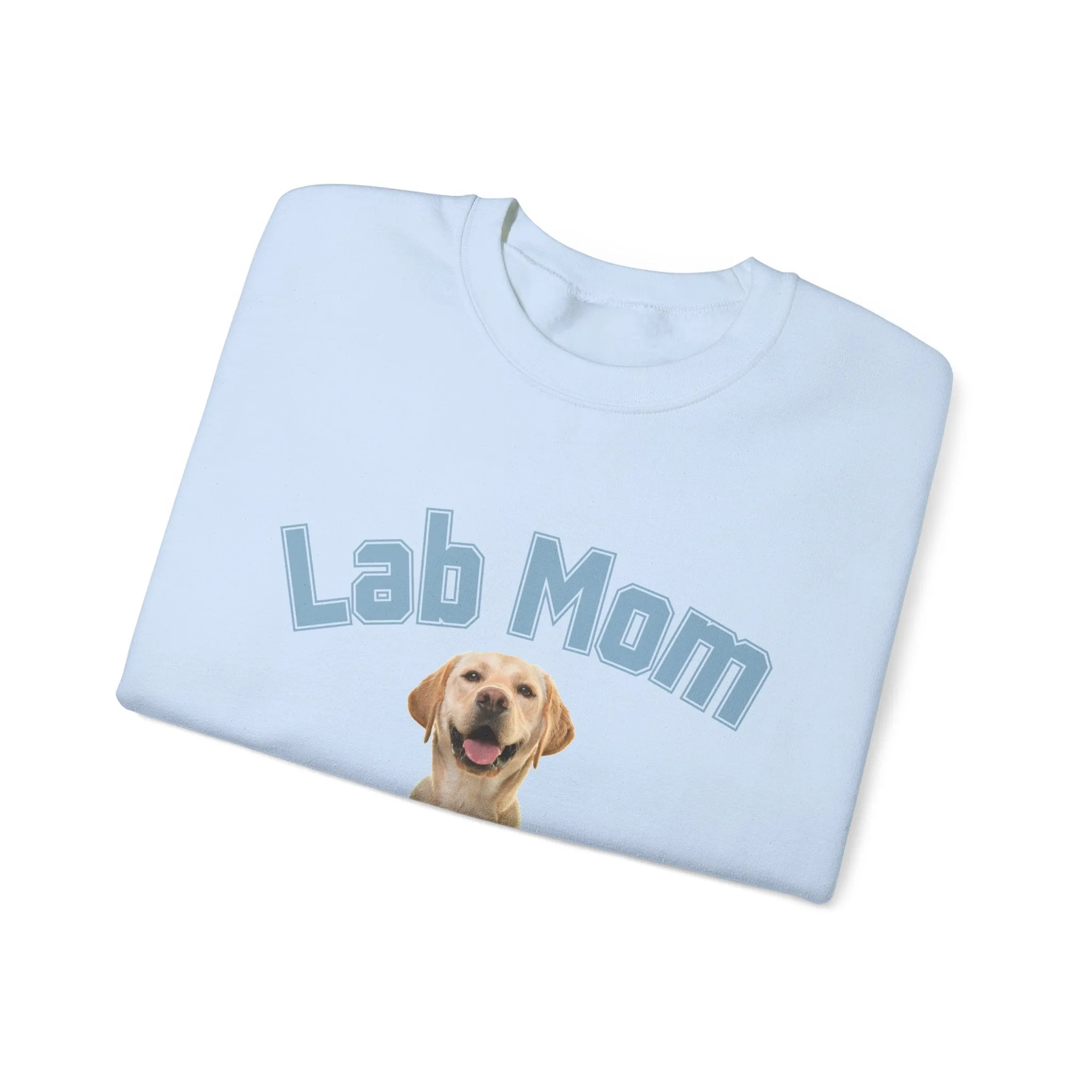 Labrador Mom Dog Lover Crewneck Sweatshirt College Print