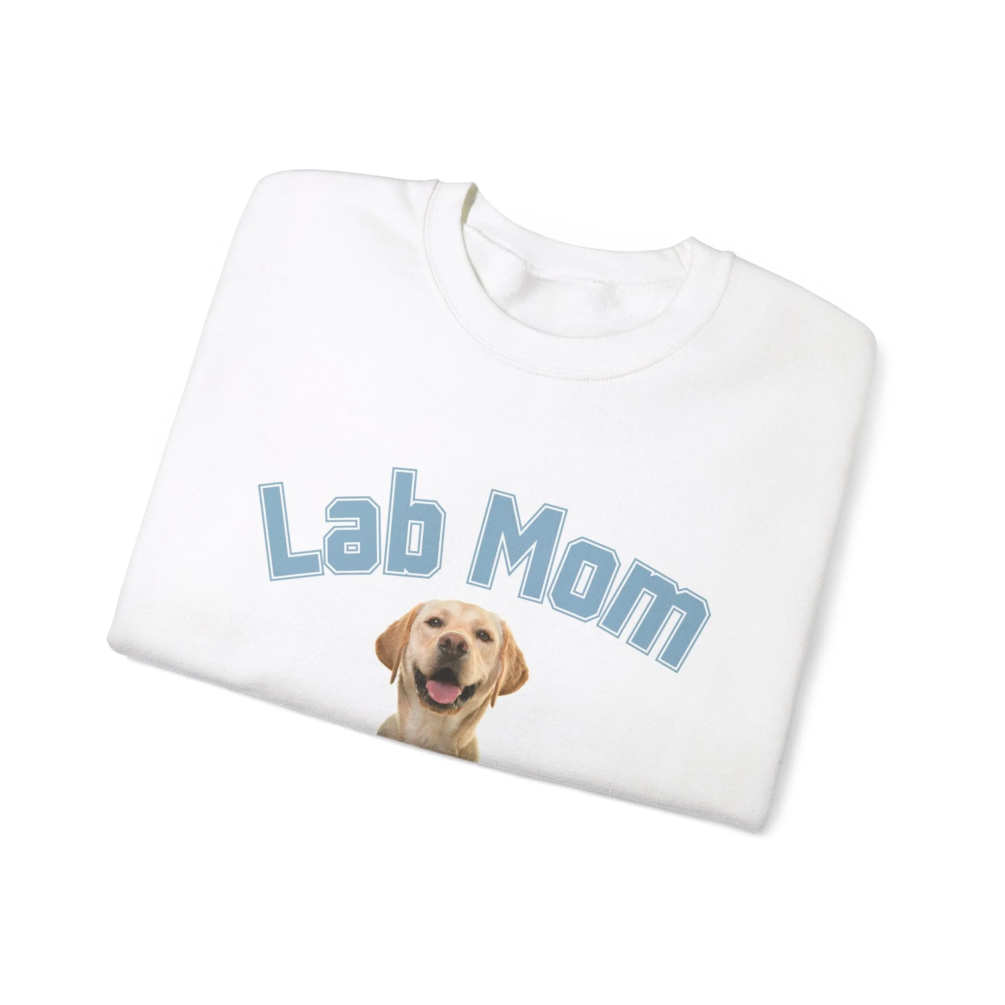 Labrador Mom Dog Lover Crewneck Sweatshirt College Print