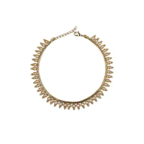 Liya Elegant Champagne Drop Anklet