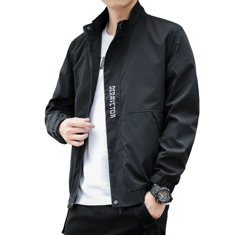 Men Casual Korean Trendy Stylish Street Style St Collar Jacket