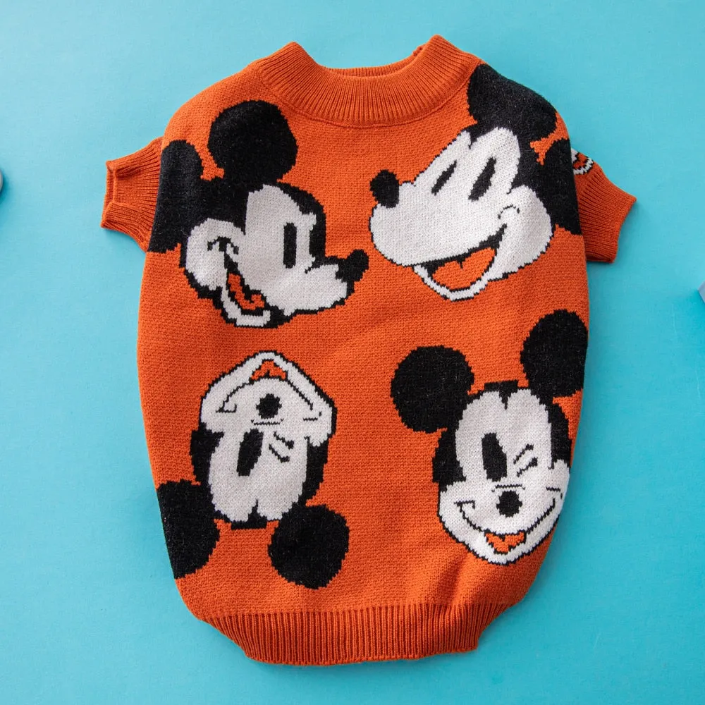 Mickey Mouse Dog Sweaters