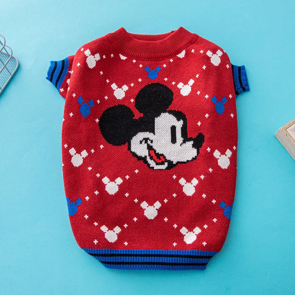 Mickey Mouse Dog Sweaters