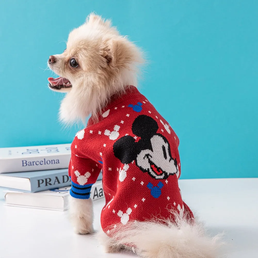 Mickey Mouse Dog Sweaters