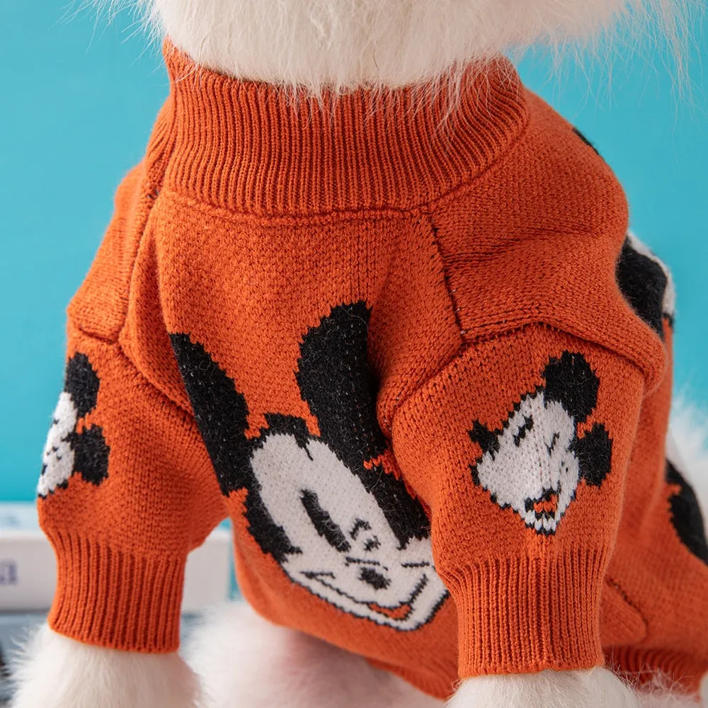 Mickey Mouse Dog Sweaters