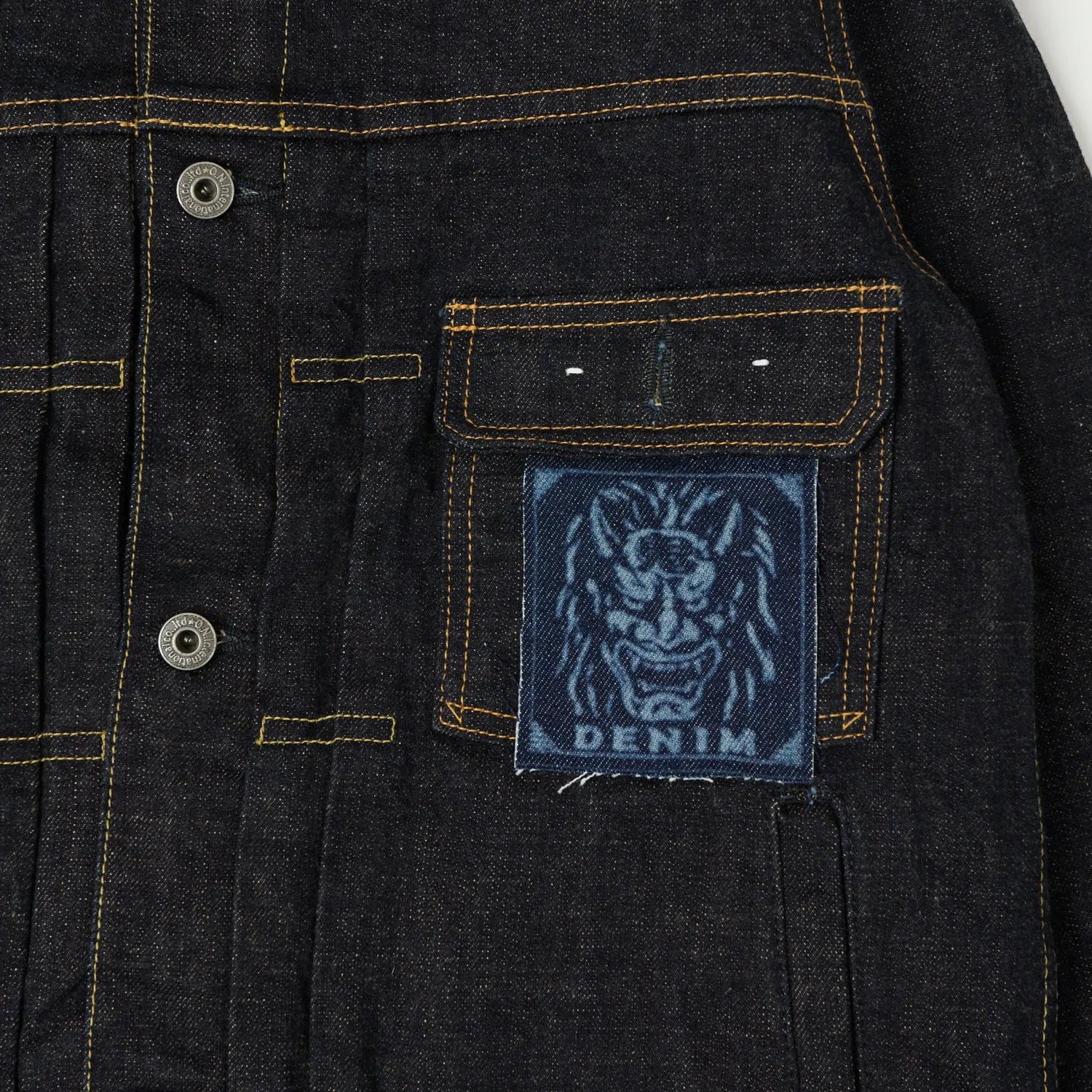 ONI 02516P-14KBE Type II Denim Jacket - Rinsed