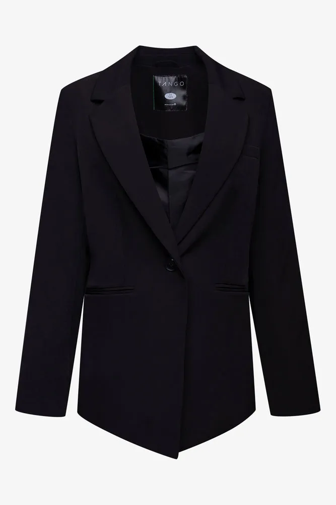 Single Breasted Blazer Black