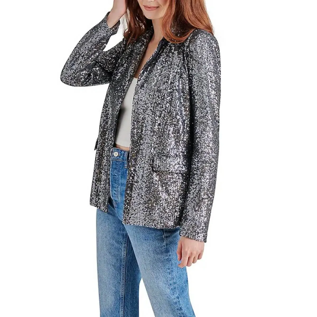 Steve Madden Sequin Payton Blazer