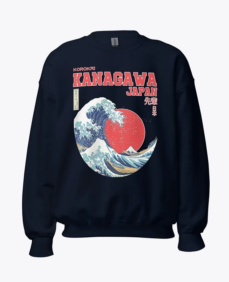 The Great Wave off Kanagawa Sweatshirt