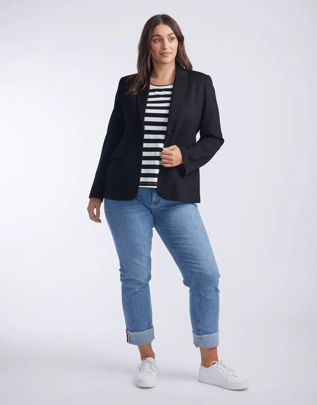 Timeless Ponte Blazer - Black