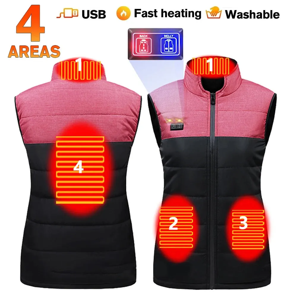 Trendy USB Heating Vest with 21 Zones for Winter