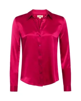 Tyler Ruby Silk Blouse