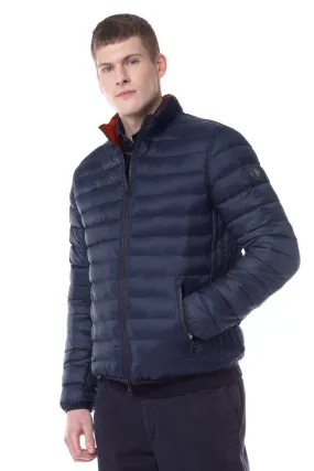 US POLO ASSN. MEN PUFFER JACKET IN BLUE